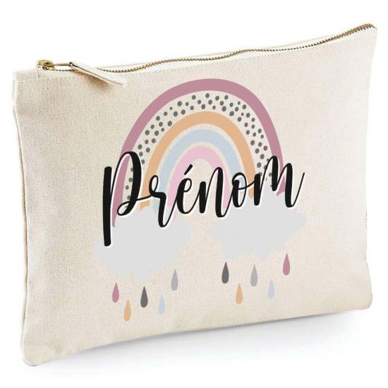 Personalized Pencil / Pouch - Rainbow First Name