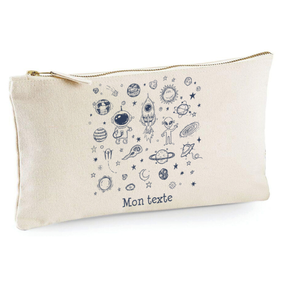 Personalized Pencil / Pouch - Spaces