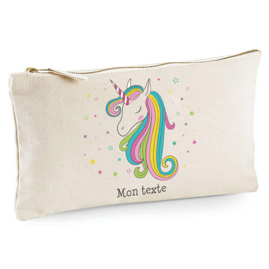 Personalized Pencil / Pouch - Unicorn