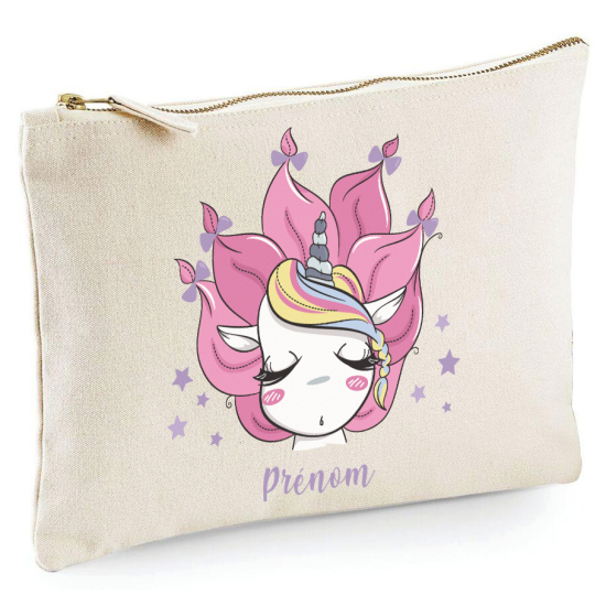 Personalized Pencil / Pouch - Unicorn