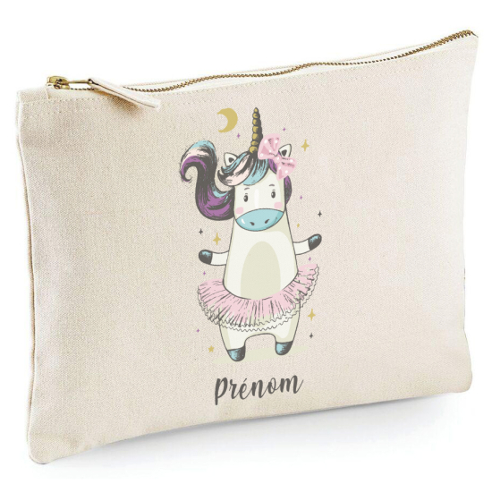 Personalized Pencil / Pouch - Unicorn Dancer