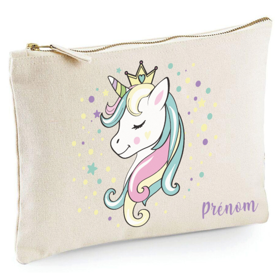 Personalized Pencil / Pouch - Unicorn Princess