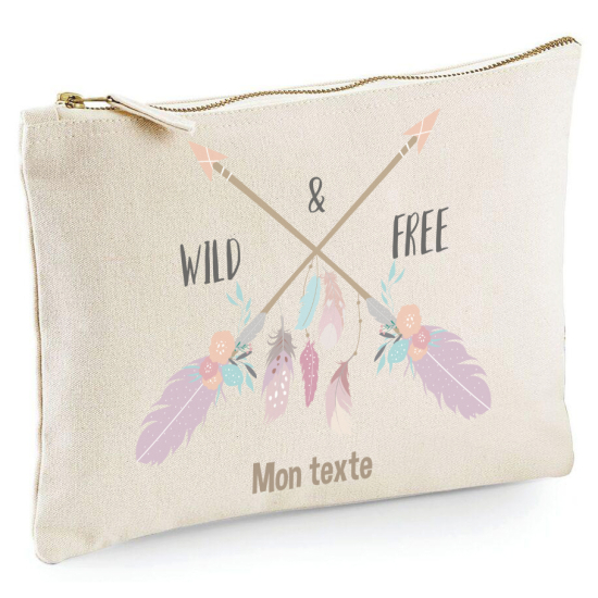 Personalized Pencil / Pouch - Wild