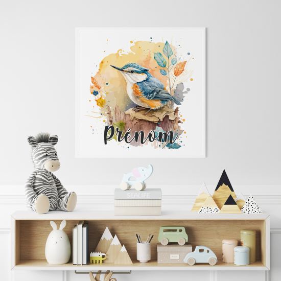 Personalized Poster for Kids - Bird