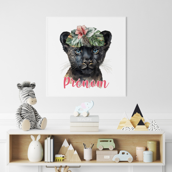 Personalized Poster for Kids - Black Panther