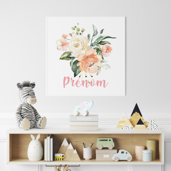 Personalized Poster for Kids - Bouquet of Flowers