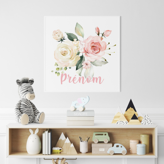 Personalized Poster for Kids - Bouquet of Flowers