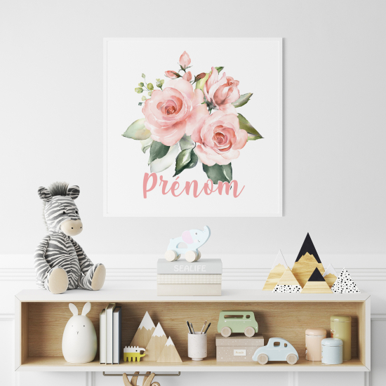 Personalized Poster for Kids - Bouquet of Flowers