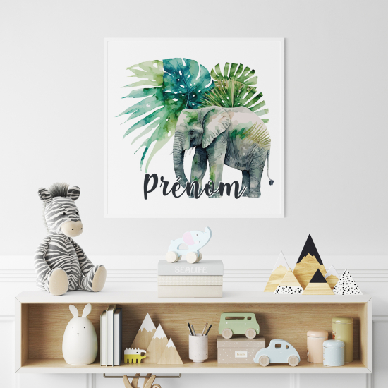 Personalized Poster for Kids - Elephant