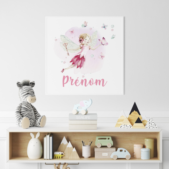 Personalized Poster for Kids - Fairy Butterflies