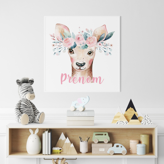 Personalized Poster for Kids - Fawn