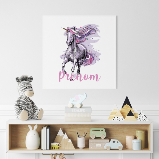 Personalized Poster for Kids - Horse