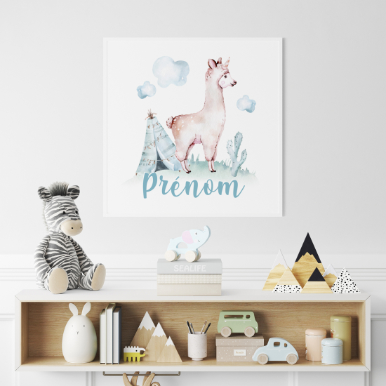 Personalized Poster for Kids - Indian Lama