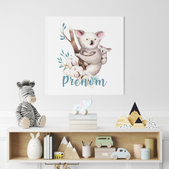 Personalized Poster for Kids - Koalas