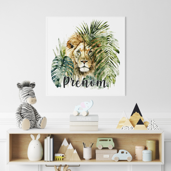 Personalized Poster for Kids - Lion