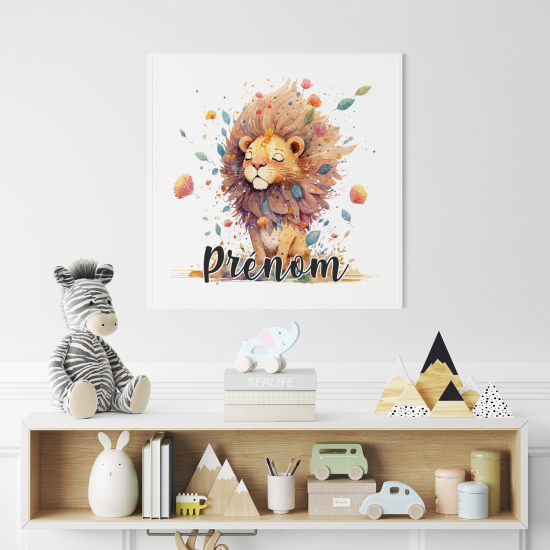 Personalized Poster for Kids - Lion