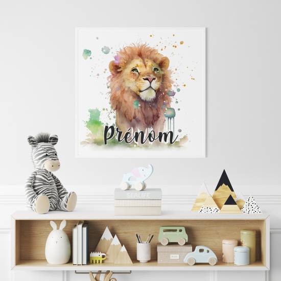 Personalized Poster for Kids - Lion