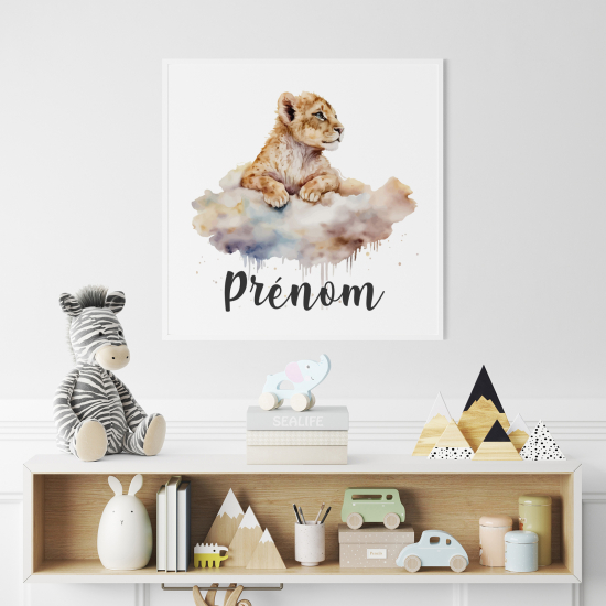 Personalized Poster for Kids - Lion