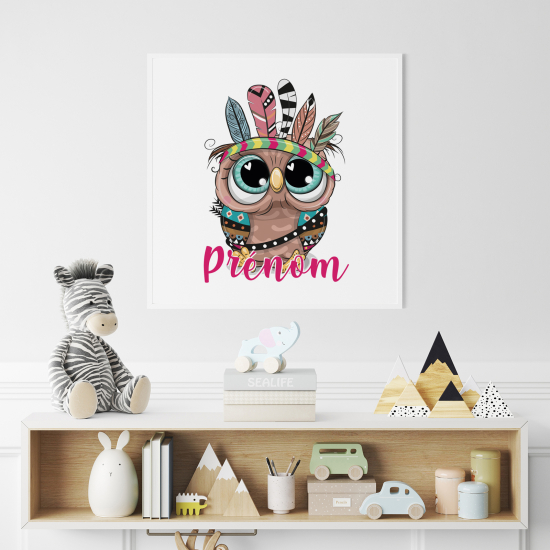 Personalized Poster for Kids - Owl