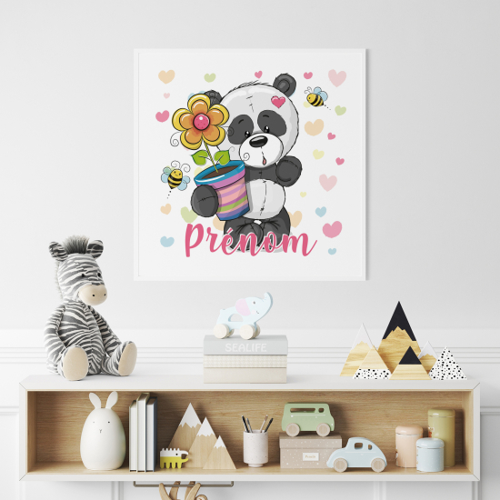 Personalized Poster for Kids - Panda