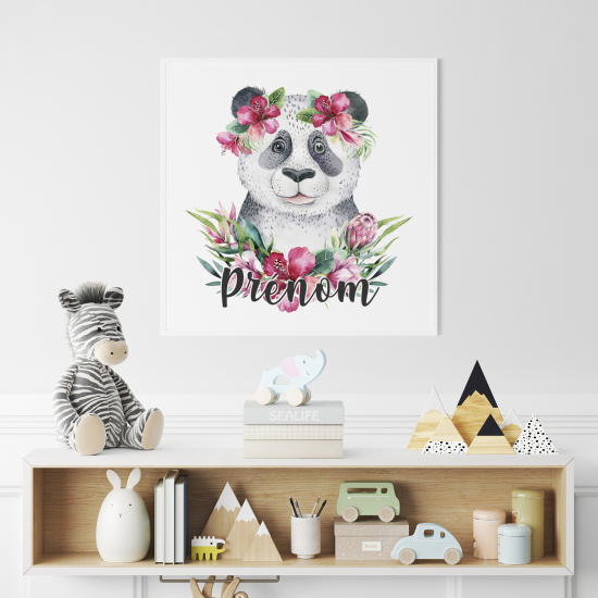 Personalized Poster for Kids - Panda