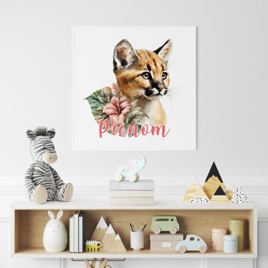 Personalized Poster for Kids - Puma