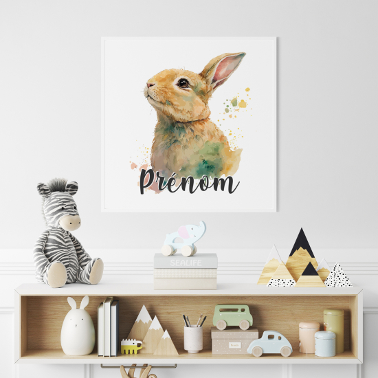 Personalized Poster for Kids - Rabbit