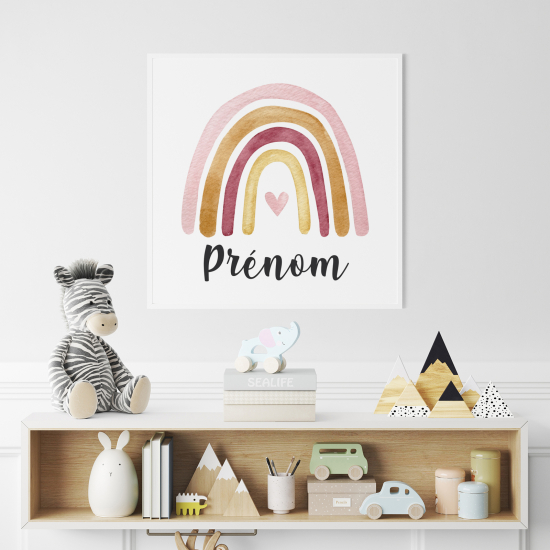 Personalized Poster for Kids - Rainbow