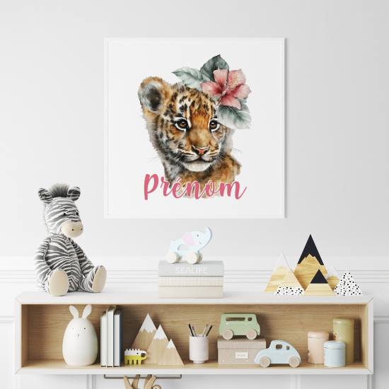 Personalized Poster for Kids - Tiger