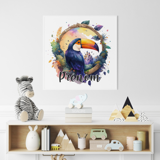 Personalized Poster for Kids - Toucan