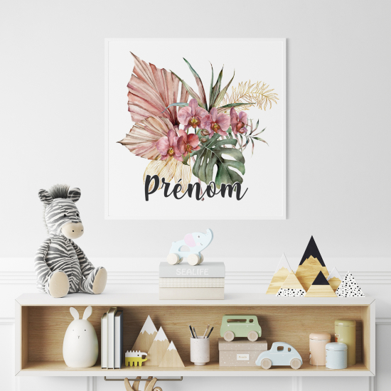 Personalized Poster for Kids - Tropical