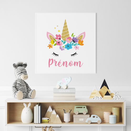 Personalized Poster for Kids - Unicorn