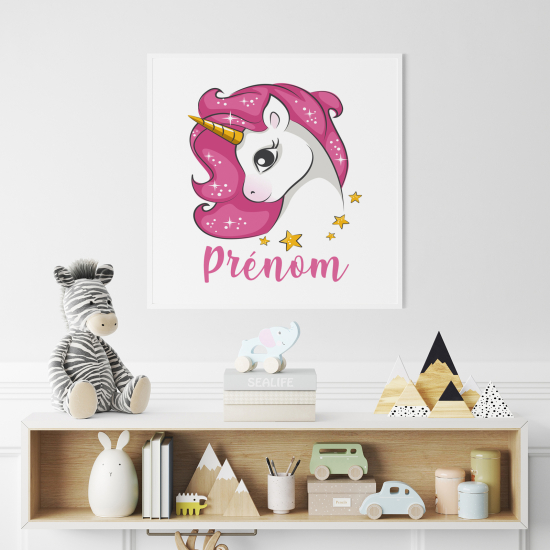 Personalized Poster for Kids - Unicorn