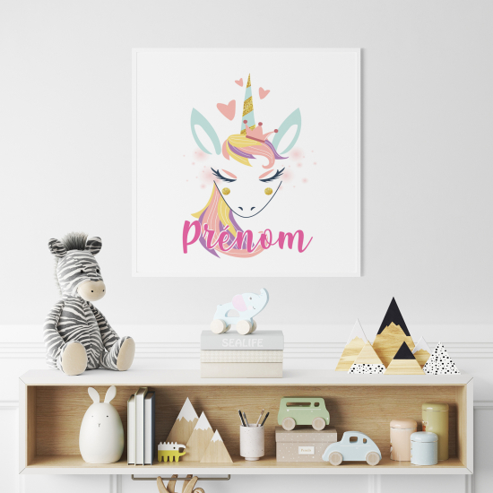 Personalized Poster for Kids - Unicorn