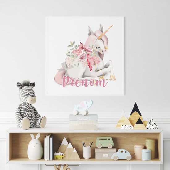 Personalized Poster for Kids - Unicorn