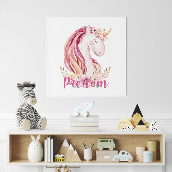 Personalized Poster for Kids - Unicorn