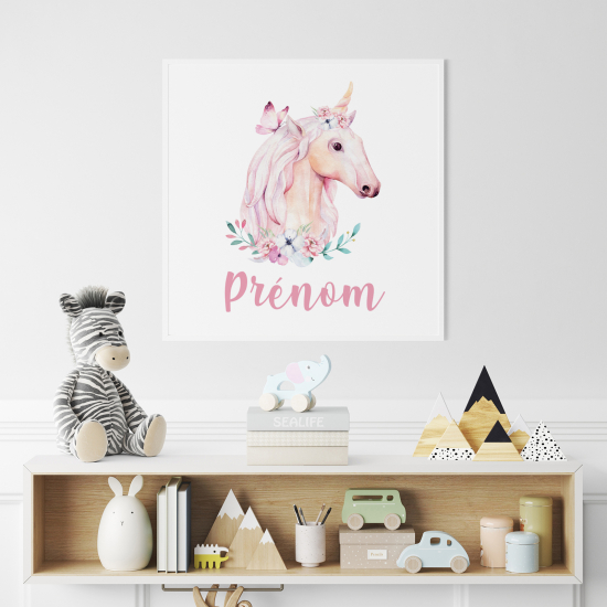 Personalized Poster for Kids - Unicorn