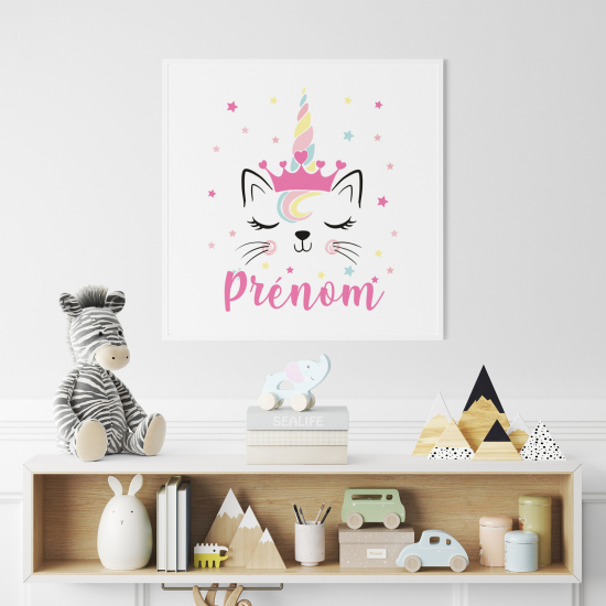 Personalized Poster for Kids - Unicorn Set Often