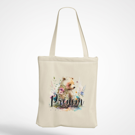 Personalized Tote Bag - Bear