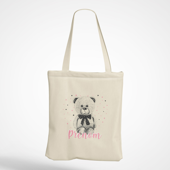 Personalized Tote Bag - Bear