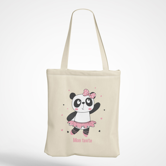 Personalized Tote Bag - Dancing Panda