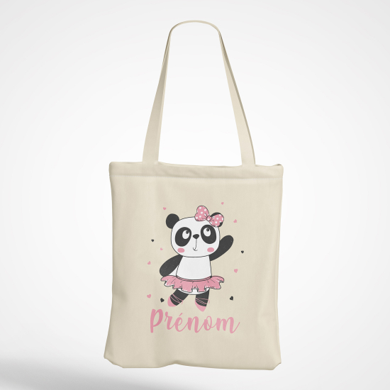 Personalized Tote Bag - Dancing Panda