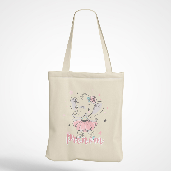 Personalized Tote Bag - Elephant