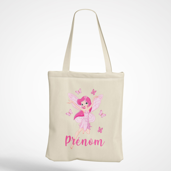 Personalized Tote Bag - Fairy butterflies