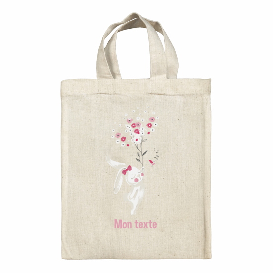 Personalized tote bag for kids - Rabbit