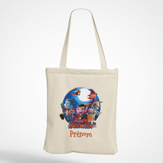 Personalized Tote Bag - Happy Halloween