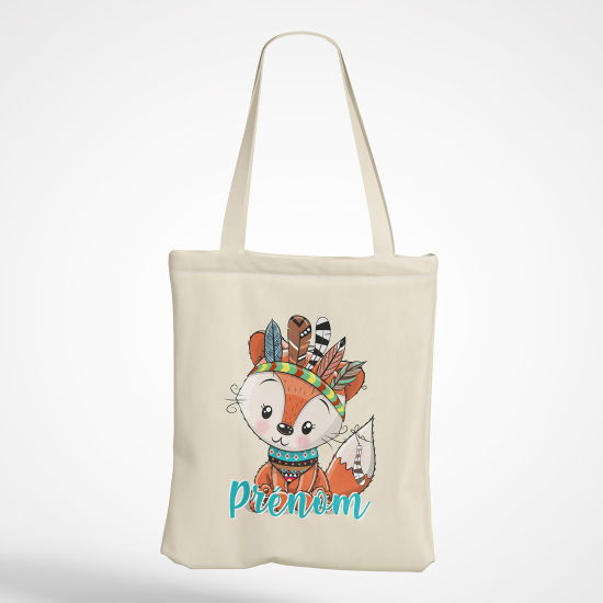 Personalized Tote Bag - Indian fox