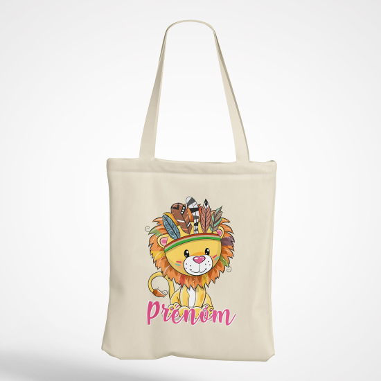 Personalized Tote Bag - Indian lion