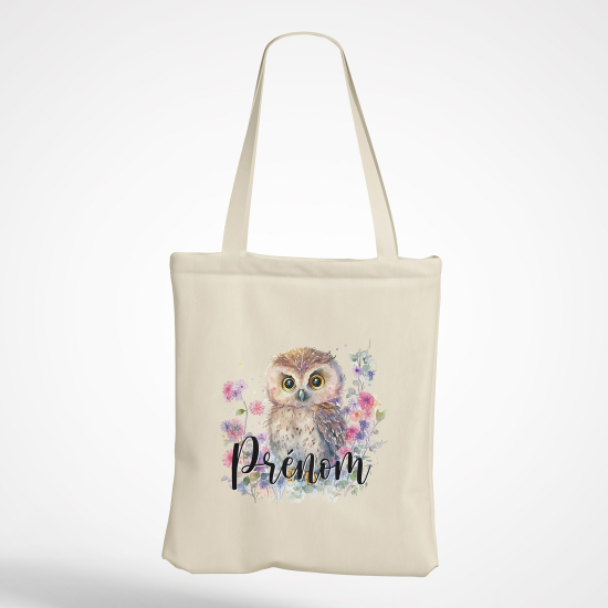 Personalized Tote Bag - Owl