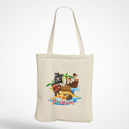 Personalized Tote Bag - Pirate Island